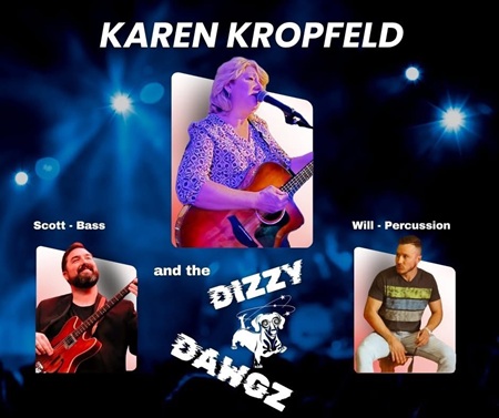 Karen Kropfeld & Dizzy Dawgz band & singing group